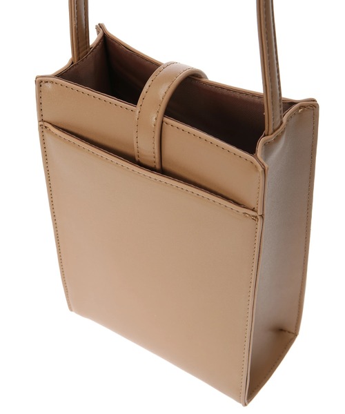 AMERICAN HOLIC（アメリカンホリック）の「ミニスクエアショルダーバッグ（ショルダーバッグ・レディース・ベージュ/ブラック・FREE）」の12枚目の写真