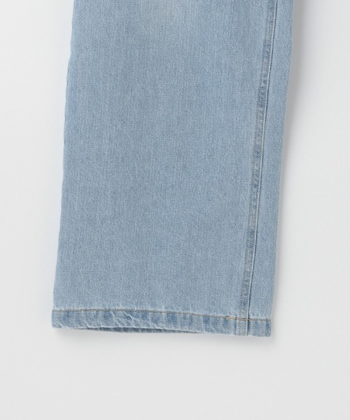 LOVETOXIC（ラブトキシック）の「ダメージワイドパンツ（デニムパンツ・キッズ・サックスブルー・M/S/SS/L）」の11枚目の写真