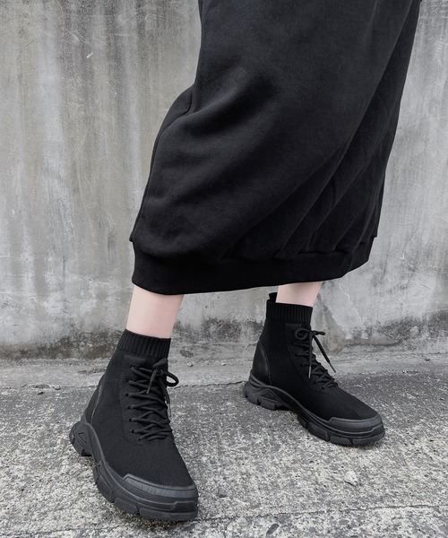 Figments（フィグメンツ）の「カーゴスウェットロングスカート（スカート・レディース・ブラック・FREE）」の4枚目の写真