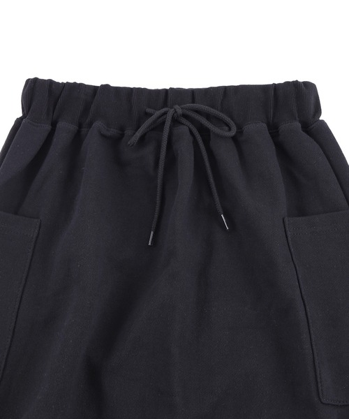Figments（フィグメンツ）の「カーゴスウェットロングスカート（スカート・レディース・ブラック・FREE）」の8枚目の写真