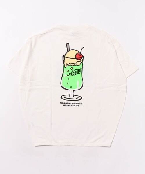 GROOVY COLORS(グルービーカラーズ)の「天竺 CREAM SODA BALOON Tシャツ(Tシャツ/カットソー・キッズ・ホワイト/ブルー・140/130)」の3枚目の写真