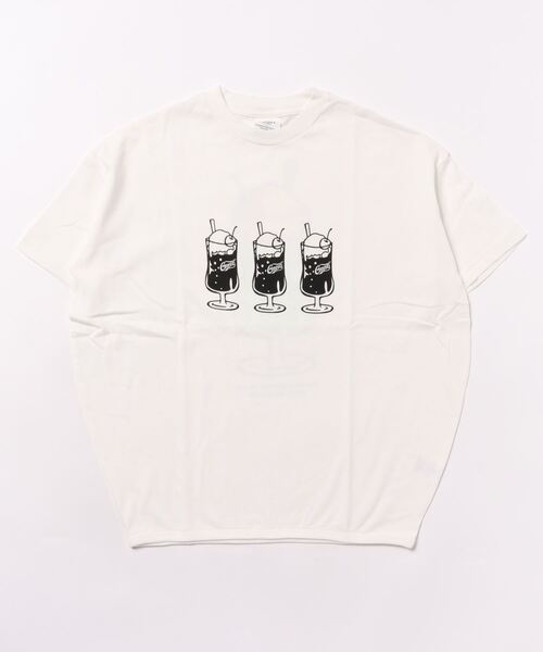 GROOVY COLORS(グルービーカラーズ)の「天竺 CREAM SODA BALOON Tシャツ(Tシャツ/カットソー・キッズ・ホワイト/ブルー・140/130)」の5枚目の写真