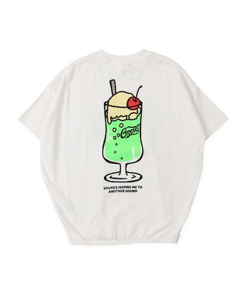 GROOVY COLORS(グルービーカラーズ)の「天竺 CREAM SODA BALOON Tシャツ(Tシャツ/カットソー・キッズ・ホワイト/ブルー・140/130)」の18枚目の写真