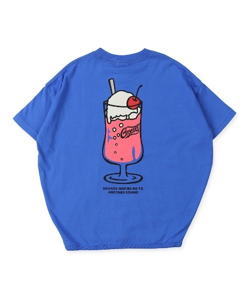GROOVY COLORS(グルービーカラーズ)の「天竺 CREAM SODA BALOON Tシャツ(Tシャツ/カットソー・キッズ・ホワイト/ブルー・140/130)」の14枚目の写真
