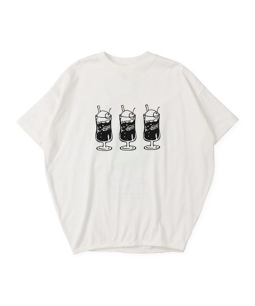 GROOVY COLORS(グルービーカラーズ)の「天竺 CREAM SODA BALOON Tシャツ(Tシャツ/カットソー・キッズ・ホワイト/ブルー・140/130)」の11枚目の写真