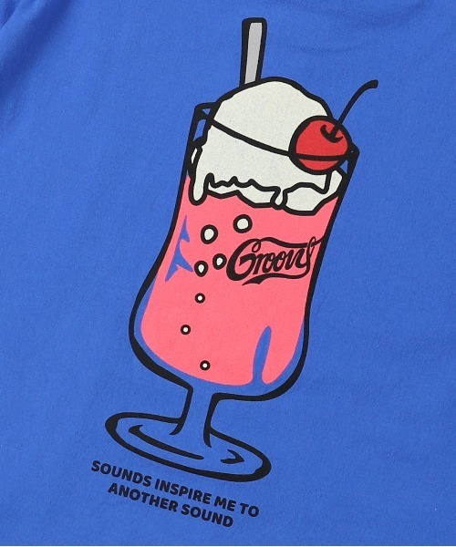 GROOVY COLORS(グルービーカラーズ)の「天竺 CREAM SODA BALOON Tシャツ(Tシャツ/カットソー・キッズ・ホワイト/ブルー・140/130)」の19枚目の写真