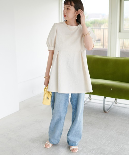 【WEB限定】ジャガードブラウス