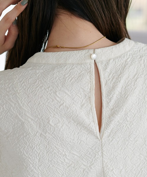 【WEB限定】ジャガードブラウス