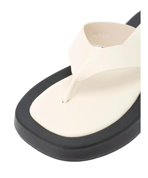 Lugnoncure（ルノンキュール）の「トングサンダル（サンダル・レディース・オレンジ/ブラック/オフホワイト・LARGE/MEDIUM）」の19枚目の写真