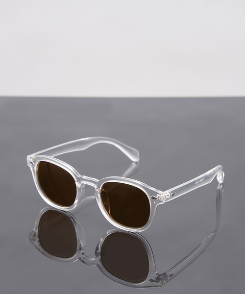 Revo.(レボ)の「<MONO> BOSLLINGTON COLOR LENS SUNGLASSESE / 'モノ' ボスリントン型 サングラス カラーレンズ クリアフレーム UVカット【ケース付き】(サングラス・メンズ・ブラック×グレー/クリア/ブラウン/ブラック×ブルー/ブラック/グレー系その他/ブラウン系その他・FREE)」の7枚目の写真