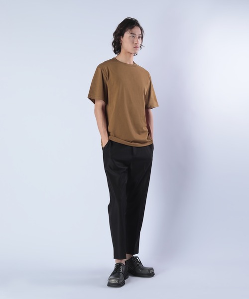 Cloudstyle(クラウドスタイル)の「【Cloudstyle】オーバーサイズフィット Tシャツ/ カットソー(Tシャツ/カットソー・メンズ・ホワイト/キャメル/ネイビー/ブラック/ライトグリーン・LARGE/X-LARGE/MEDIUM)」の9枚目の写真
