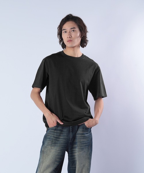 Cloudstyle(クラウドスタイル)の「【Cloudstyle】オーバーサイズフィット Tシャツ/ カットソー(Tシャツ/カットソー・メンズ・ホワイト/キャメル/ネイビー/ブラック/ライトグリーン・LARGE/X-LARGE/MEDIUM)」の22枚目の写真