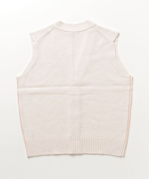 Paul Smith（ポールスミス）の「ニットベスト / 235202 372N（ベスト・レディース・オフホワイト/ブラック・MEDIUM）」の20枚目の写真
