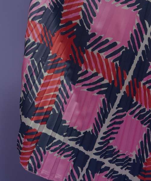 manana suerte(マニャーナスエルテ)の「vintageプリントプリーツスカート(スカート・レディース・オレンジ/ミント/ピンク/ブラック・FREE)」の16枚目の写真