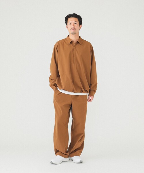 BEAMS（ビームス）の「BEAMS / テック プルオーバー シャツ（シャツ/ブラウス・メンズ・ブラック/オリーブ/ブラウン・S/M/L/XL）」の10枚目の写真