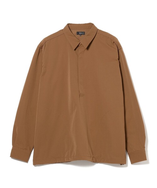 BEAMS（ビームス）の「BEAMS / テック プルオーバー シャツ（シャツ/ブラウス・メンズ・ブラック/オリーブ/ブラウン・S/M/L/XL）」の11枚目の写真