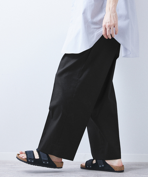 allery（アレリー）の「【allery / アレリ―】”ワイド” コットンリネン（スラックス・メンズ・ベージュ/ブラック/ブルー系その他・LARGE/SMALL/MEDIUM）」の9枚目の写真