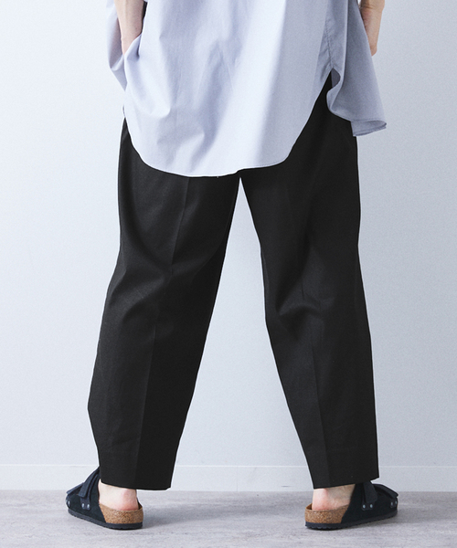 allery（アレリー）の「【allery / アレリ―】”ワイド” コットンリネン（スラックス・メンズ・ベージュ/ブラック/ブルー系その他・LARGE/SMALL/MEDIUM）」の10枚目の写真