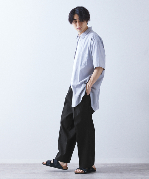 allery（アレリー）の「【allery / アレリ―】”ワイド” コットンリネン（スラックス・メンズ・ベージュ/ブラック/ブルー系その他・LARGE/SMALL/MEDIUM）」の11枚目の写真