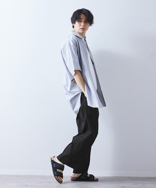 allery（アレリー）の「【allery / アレリ―】”ワイド” コットンリネン（スラックス・メンズ・ベージュ/ブラック/ブルー系その他・LARGE/SMALL/MEDIUM）」の12枚目の写真