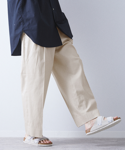 allery（アレリー）の「【allery / アレリ―】”ワイド” コットンリネン（スラックス・メンズ・ベージュ/ブラック/ブルー系その他・LARGE/SMALL/MEDIUM）」の15枚目の写真