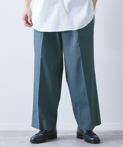 allery（アレリー）の「【allery / アレリ―】”ワイド” コットンリネン（スラックス・メンズ・ベージュ/ブラック/ブルー系その他・LARGE/SMALL/MEDIUM）」の19枚目の写真