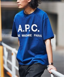 A.P.C. | 《追加》【A.P.C. / アーペーセー】別注 オーバーサイズ ロゴプリント Tシャツ(Tシャツ/カットソー)