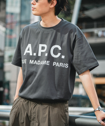 A.P.C. | 《追加》【A.P.C. / アーペーセー】別注 オーバーサイズ ロゴプリント Tシャツ(Tシャツ/カットソー)