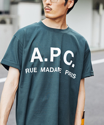 A.P.C. | 《追加》【A.P.C. / アーペーセー】別注 オーバーサイズ ロゴプリント Tシャツ(Tシャツ/カットソー)