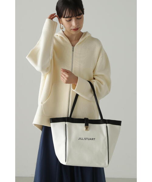 JILL STUART(ジルスチュアート)の「◆フォールドロゴトート(大)(トートバッグ・レディース・ホワイト/ブラック・フリ-)」の15枚目の写真