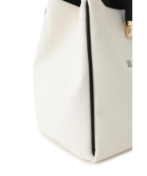 JILL STUART(ジルスチュアート)の「◆フォールドロゴトート(大)(トートバッグ・レディース・ホワイト/ブラック・フリ-)」の12枚目の写真