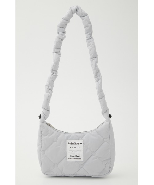 RODEO CROWNS WIDE BOWL（ロデオクラウンズワイドボウル）の「キルティングショルダー（ショルダーバッグ・レディース・ライトグレー/ブラック/ブルー・FREE）」の12枚目の写真