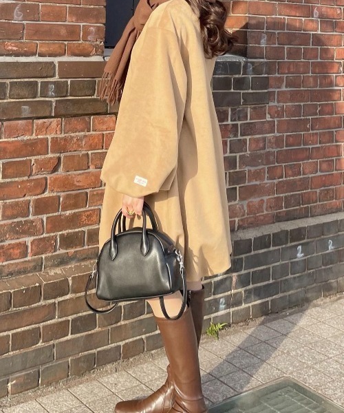 muguet（ミュゲ）の「round shoulder bag（ショルダーバッグ・レディース・グレー/ブラック・FREE）」の3枚目の写真