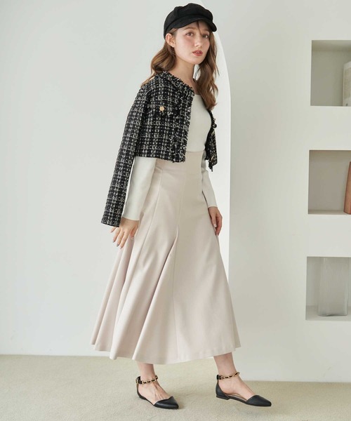 NOELA（ノエラ）の「スエードキャスケット（キャスケット・レディース・ベージュ/ブラック・フリー）」の3枚目の写真