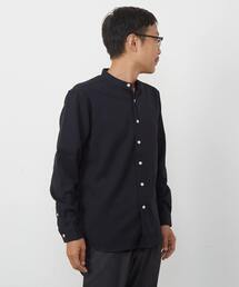 ラナテックオックスバンドカラーシャツ