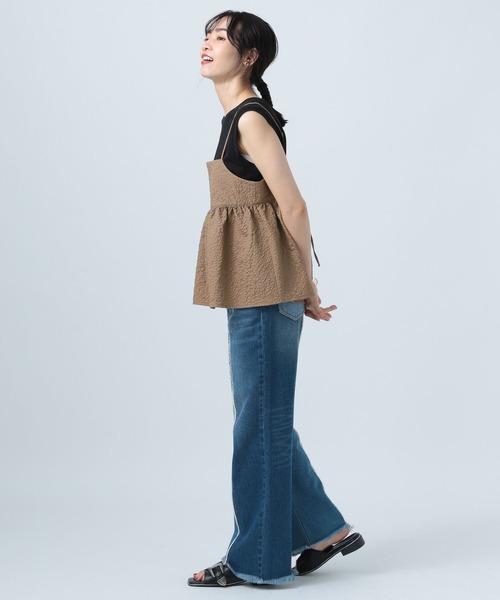 BAYFLOW(ベイフロー)の「【選べる着丈】キャミビスチェ(ベスト・レディース・アイボリー/モカ/ブラック/ナチュラル・SMALL/MEDIUM)」の10枚目の写真