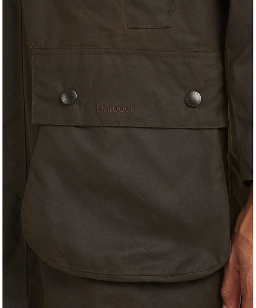 Barbour（バブアー）の「【NORTHUMBRIA / ノーザンブリア】ワックス コットン ミドルレングス コート（ブルゾン・メンズ・ブラウン・38/40/36/42）」の8枚目の写真