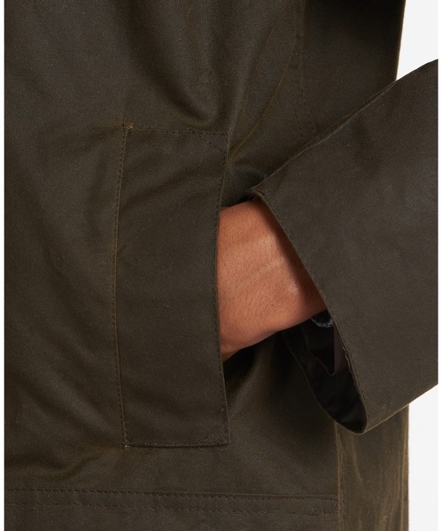Barbour（バブアー）の「【NORTHUMBRIA / ノーザンブリア】ワックス コットン ミドルレングス コート（ブルゾン・メンズ・ブラウン・38/40/36/42）」の10枚目の写真