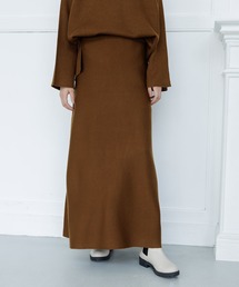 LAKOLE | 12GカシミヤタッチフレアWジャガードスカート / 963509(スカート)