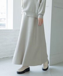 LAKOLE | 12GカシミヤタッチフレアWジャガードスカート / 963509(スカート)