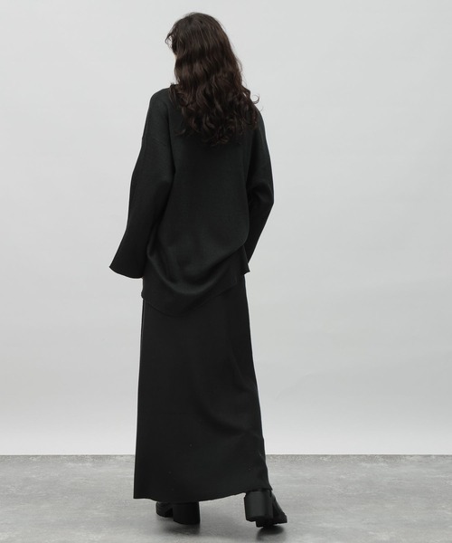 LAKOLE（ラコレ）の「12GカシミヤタッチフレアWジャガードスカート / 963509（スカート・レディース・ライトグレー/ブラウン/チャコールグレー・SMALL/MEDIUM）」の18枚目の写真