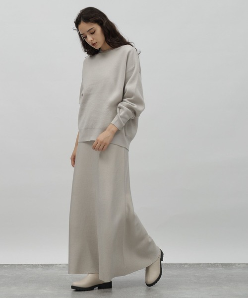 LAKOLE（ラコレ）の「12GカシミヤタッチフレアWジャガードスカート / 963509（スカート・レディース・ライトグレー/ブラウン/チャコールグレー・SMALL/MEDIUM）」の20枚目の写真