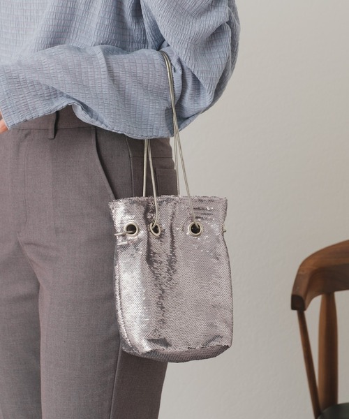 Kastane（カスタネ）の「スパンコールバッグ（ハンドバッグ・レディース・ゴールド/シルバー・FREE）」の11枚目の写真