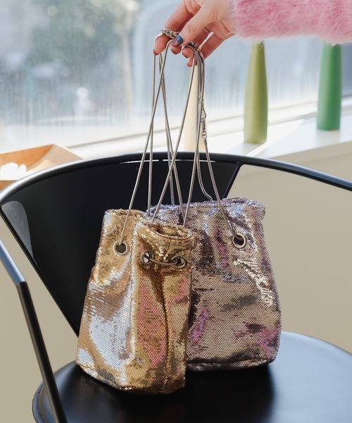 Kastane（カスタネ）の「スパンコールバッグ（ハンドバッグ）」 - WEAR