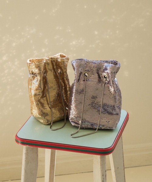 Kastane（カスタネ）の「スパンコールバッグ（ハンドバッグ・レディース・ゴールド/シルバー・FREE）」の12枚目の写真