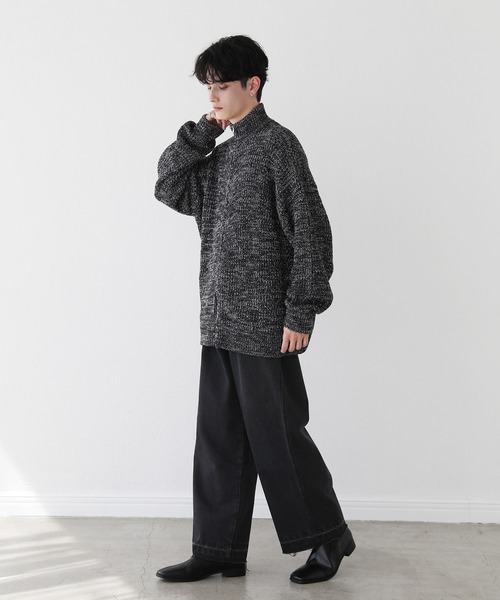 ASTRONOMY(アストロノミー)の「Buyer's Select/ヘビーウェイト裾フリンジワイドデニムパンツ(デニムパンツ・メンズ・ブルー/グレー/ブラック/サックスブルー・L/M/XL)」の10枚目の写真