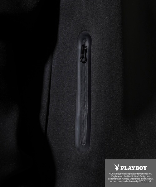 PLAYBOY（プレイボーイ）の「PLAYBOY high neck sweatshirt / ハイネックスウェットトレーナー（スウェット・メンズ・杢グレー/ブラック・XL/M/L）」の7枚目の写真