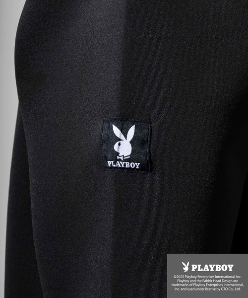 PLAYBOY（プレイボーイ）の「PLAYBOY high neck sweatshirt / ハイネックスウェットトレーナー（スウェット・メンズ・杢グレー/ブラック・XL/M/L）」の4枚目の写真