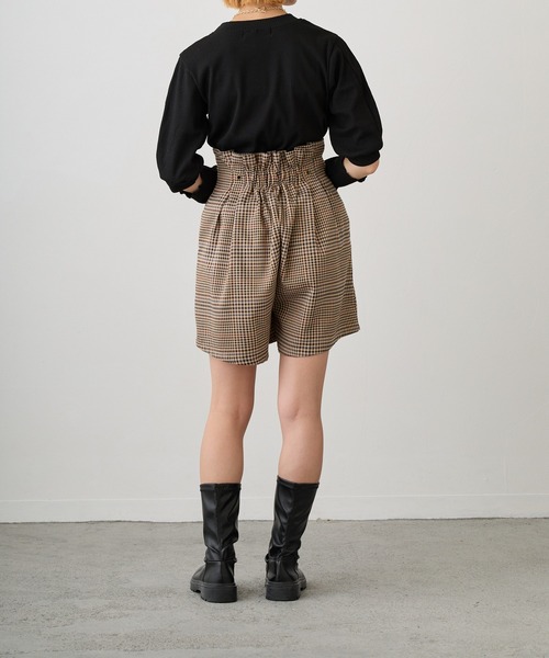 Loco Ocean(ロコオーシャン)の「パフスリーブアームカバー付きシャギー風ニットセット(ニット/セーター・レディース・ホワイト/ブラック・FREE)」の22枚目の写真
