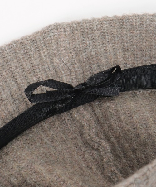 ikka(イッカ)の「リブニットサーモバケットハット(ハット・レディース・モカ/ブラック・FREE)」の8枚目の写真
